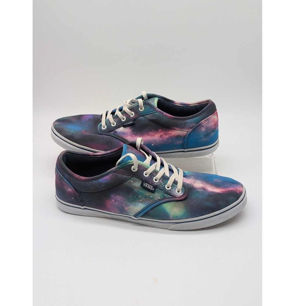Vans Authentic Galaxy Cosmic Space Print Sneakers Women's Size 9 Multicolor